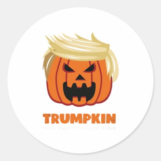 Trumpkin Classic Design Ronde Sticker (Voorkant)