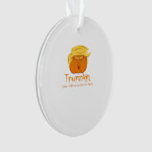 Trumpkin Classic & Funny Design voor Halloween Ornament (voorkant)