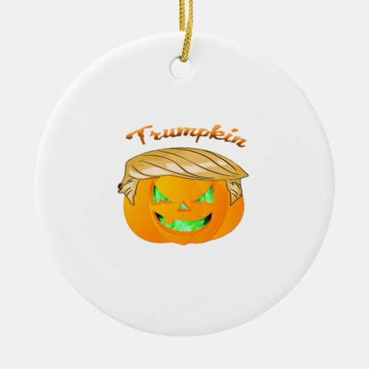 Trumpkin Classic – Luiaard in een MAGA-Pet Keramisch Ornament (Voorkant)
