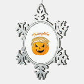 Trumpkin Classic - Politieke parodie Tin Sneeuwvlok Ornament (Rechts)