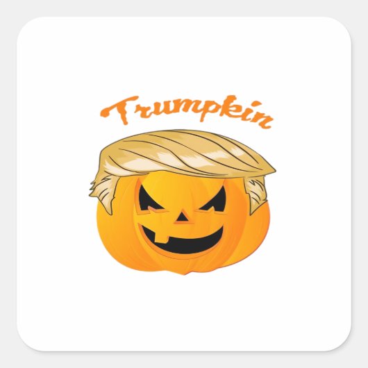 Trumpkin Classic - Politieke parodie Vierkante Sticker (Voorkant)