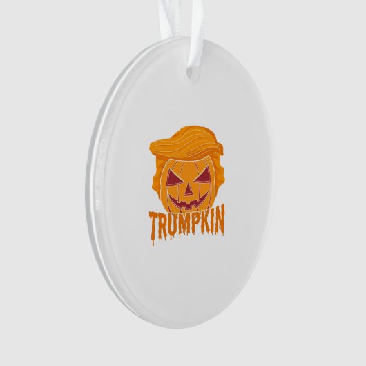 Trumpkin Classic – Pumpkin President Stijl Ornament (voorkant)