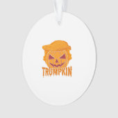 Trumpkin Classic – Pumpkin President Stijl Ornament (voorkant)