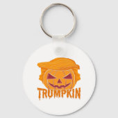 Trumpkin Classic – Pumpkin President Stijl Sleutelhanger (Voorkant)