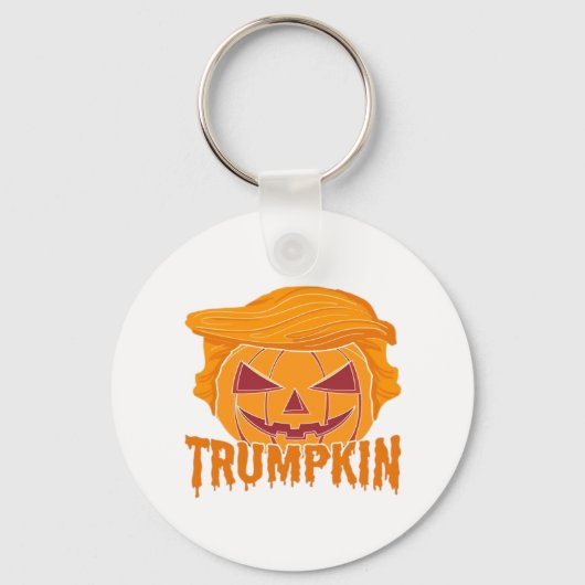 Trumpkin Classic – Pumpkin President Stijl Sleutelhanger (Voorkant)