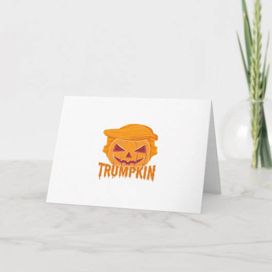 Trumpkin Classic – Pumpkin President Style Kaart (Voorkant)