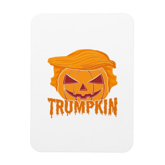 Trumpkin Classic – Pumpkin President Style Magneet (Verticaal)