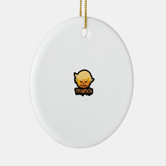 Trumpkin Classic – Retro kostuum slogan Keramisch Ornament (Rechts)