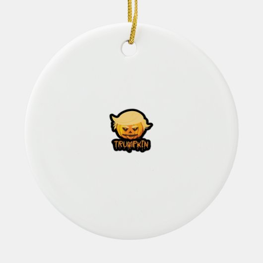 Trumpkin Classic – Retro kostuum slogan Keramisch Ornament (Voorkant)