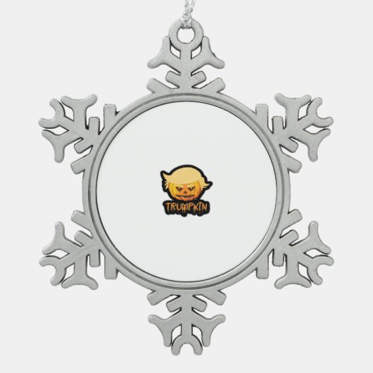 Trumpkin Classic – Retro kostuum slogan Tin Sneeuwvlok Ornament (Voorkant)