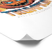 Trumpkin Classic – Spooky Pumpkin Design Poster (Hoek)