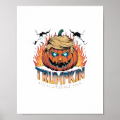 Trumpkin Classic – Spooky Pumpkin Design Poster (Voorkant)