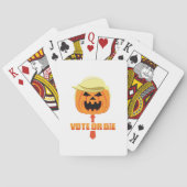 Trumpkin Classic voor Halloween Pokerkaarten (Achterkant)