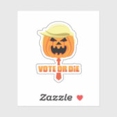 Trumpkin Classic voor Halloween Sticker (Vel)