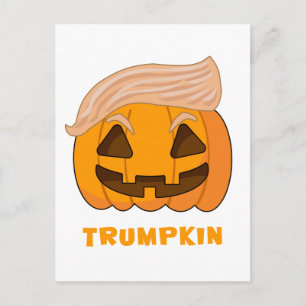Trumpkin Donald Trump Pumpkin Briefkaart