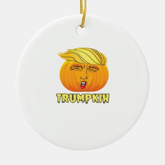 Trumpkin - Enge goede pompoen Keramisch Ornament (Voorkant)