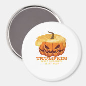 Trumpkin Funny Halloween Pumpkin - Klassiek Kostuu Magneet (Voorkant / Achterkant)