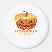 Trumpkin Funny Halloween Pumpkin - Klassiek Kostuu Magneet (Voorkant)