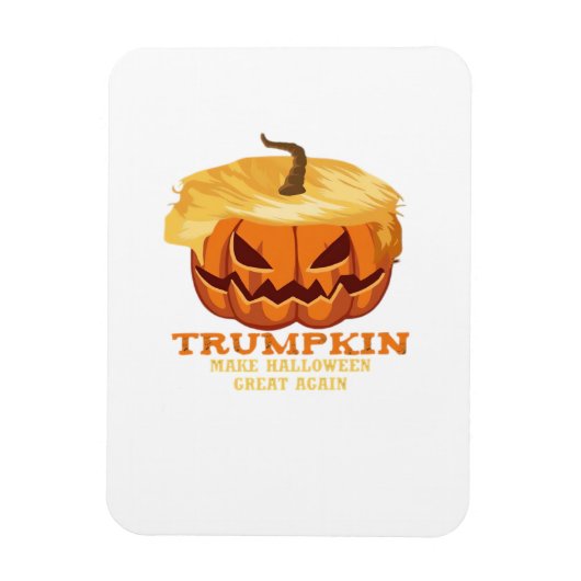 Trumpkin Funny Halloween Pumpkin - Klassiek Kostuu Magneet (Verticaal)