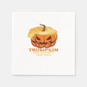 Trumpkin Funny Halloween Pumpkin - Klassiek Kostuu Servet (Voorkant)