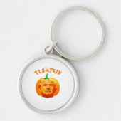 Trumpkin Funny Halloween – Spooky Parody Edition Sleutelhanger (Voorkant)