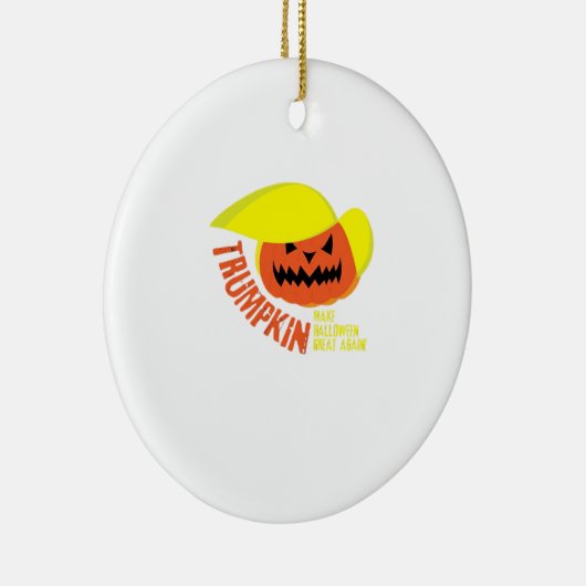 Trumpkin – Funny Mash Keramisch Ornament (Rechts)