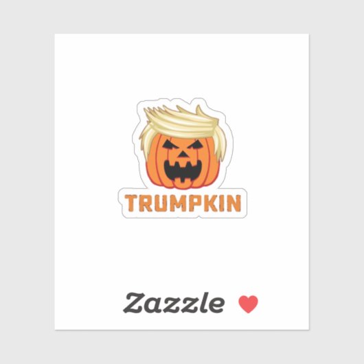 Trumpkin – Funny Parody Slogan Sticker (Vel)