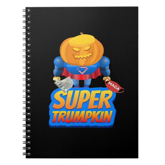 Trumpkin Funny Pumpkin Head Halloween Kostuumklass Notitieboek (Voorkant)