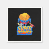 Trumpkin Funny Pumpkin Head Halloween Kostuumklass Servet (Voorkant)