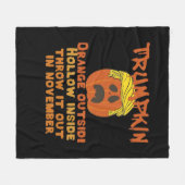 Trumpkin gooide klassieker uit november fleece deken (Voorkant (Horizontaal))