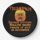 Trumpkin gooide klassieker uit november papieren bordje (Voorkant)