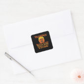 Trumpkin gooide klassieker uit november vierkante sticker (Envelop)