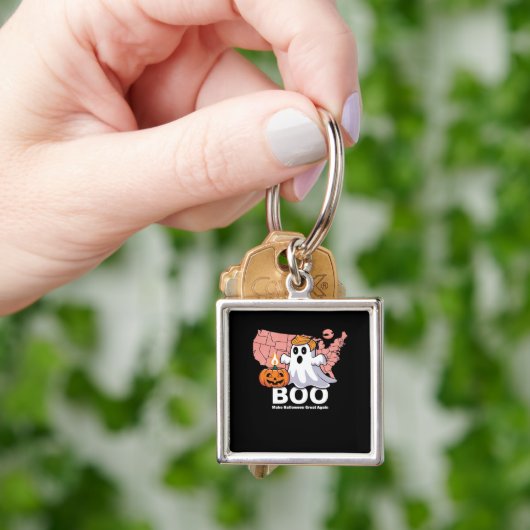 Trumpkin Grappig Halloween Boek - Pompoen Trumpkin Sleutelhanger (Hand)