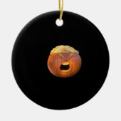 Trumpkin - Grappig Halloween Keramisch Ornament (Voorkant)