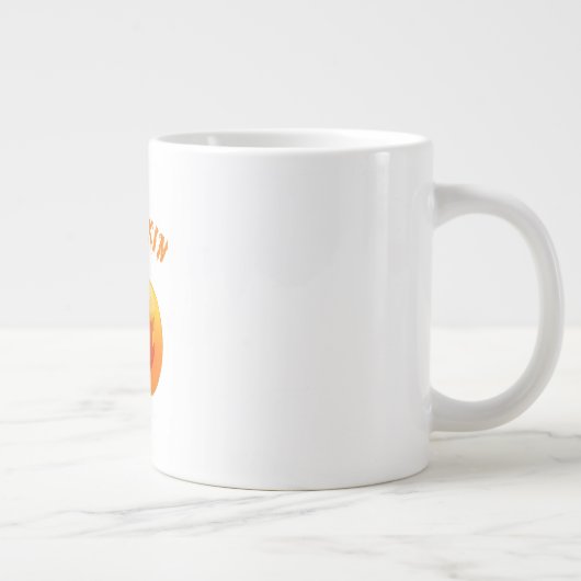 Trumpkin Grappig Halloween Kostuum - Retro MAGA St Grote Koffiekop (Rechts)