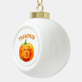 Trumpkin Grappig Halloween Kostuum - Retro MAGA St Keramische Bal Ornament (Rechts)