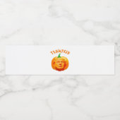 Trumpkin Grappig Halloween Kostuum - Retro MAGA St Waterfles Etiket (Enkel label)