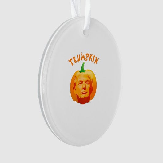 Trumpkin Grappig Halloween – Spooky Parody Edition Ornament (voorkant)