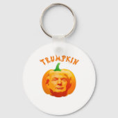 Trumpkin Grappig Halloween – Spooky Parody Edition Sleutelhanger (Voorkant)