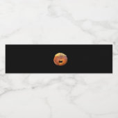 Trumpkin - Grappig Halloween Waterfles Etiket (Enkel label)