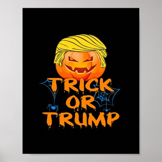 Trumpkin Grappig Ontwerp voor Halloween Poster (Voorkant)