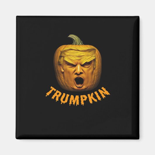 Trumpkin - Grappige Donald Pumpkin Halloween Class Magneet (Voorkant)