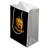 Trumpkin - Grappige Donald Pumpkin Halloween Class Medium Cadeauzakje (Voorkant Gekanteld)