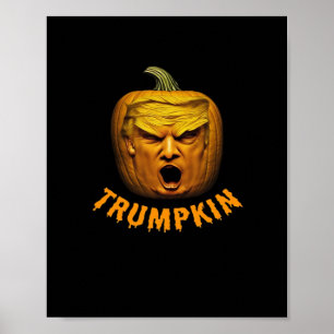 Trumpkin - Grappige Donald Pumpkin Halloween Class Poster