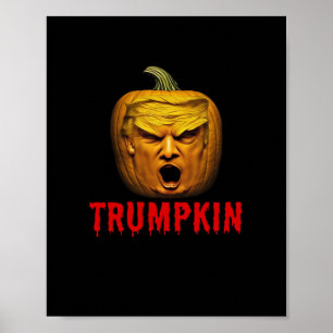 Trumpkin - Grappige Donald Pumpkin Halloween Poster