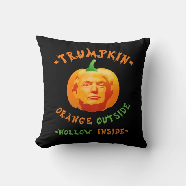 Trumpkin Grappige Halloween Classic Kussen (Voorkant)