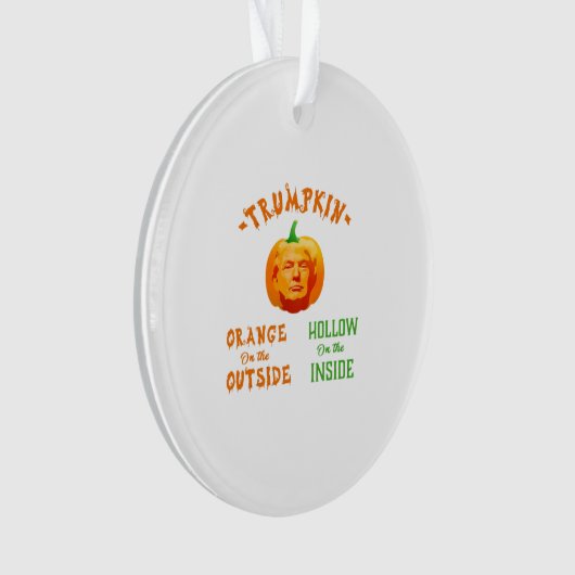 Trumpkin Grappige Halloween Classic Ornament (voorkant)