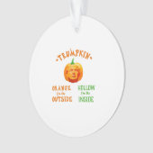 Trumpkin Grappige Halloween Classic Ornament (voorkant)