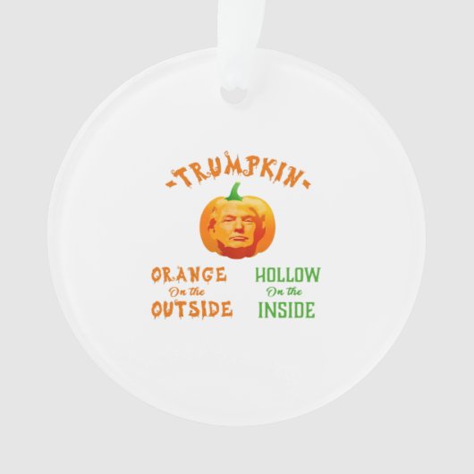 Trumpkin Grappige Halloween Classic Ornament (voorkant)
