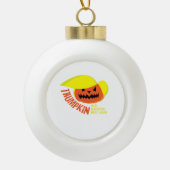 Trumpkin - Grappige Mash Keramische Bal Ornament (Voorkant)